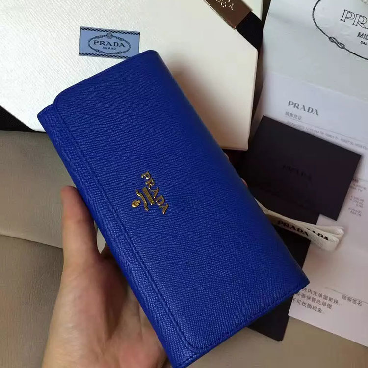 2017 Prada Bi-Fold Wallet Original leather 1M1132