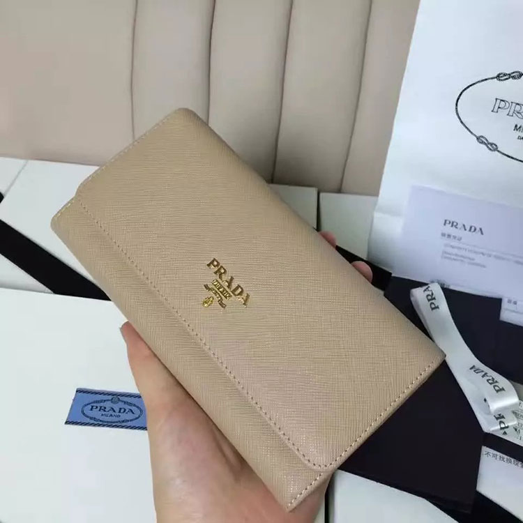 2017 Prada Bi-Fold Wallet Original leather 1M1132