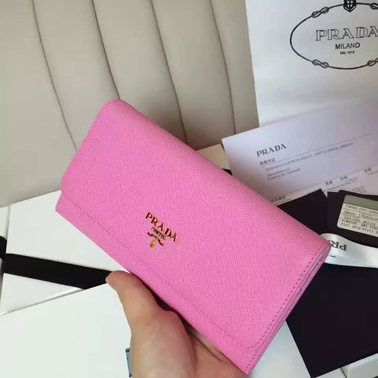 2017 Prada Bi-Fold Wallet Original leather 1M1132