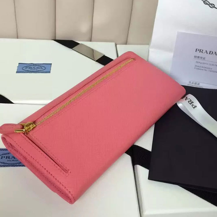 2017 Prada Bi-Fold Wallet Original leather 1M1132