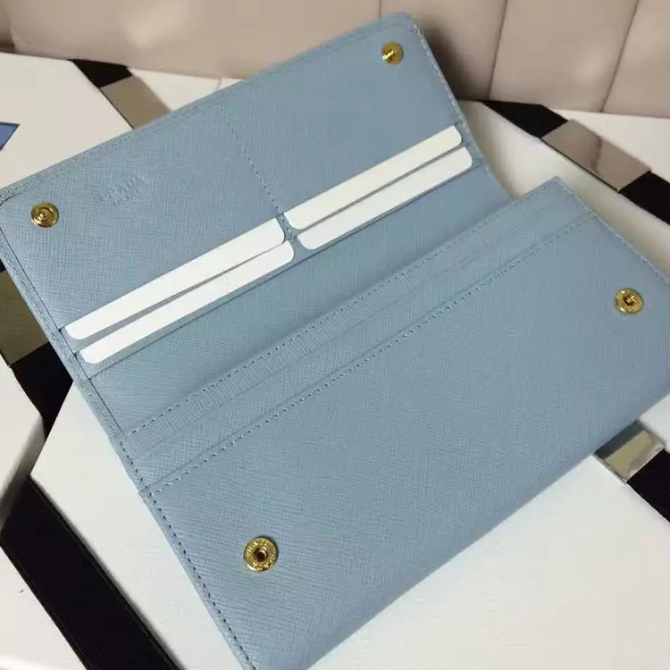 2017 Prada Bi-Fold Wallet Original leather 1M1132