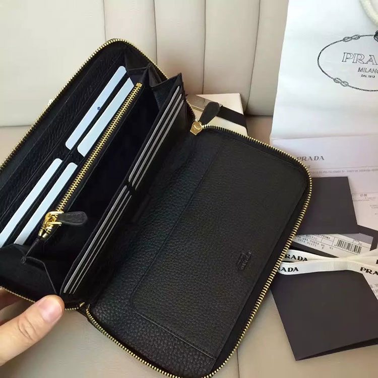 2017 Prada Clutch wallet Original leather 1M1188