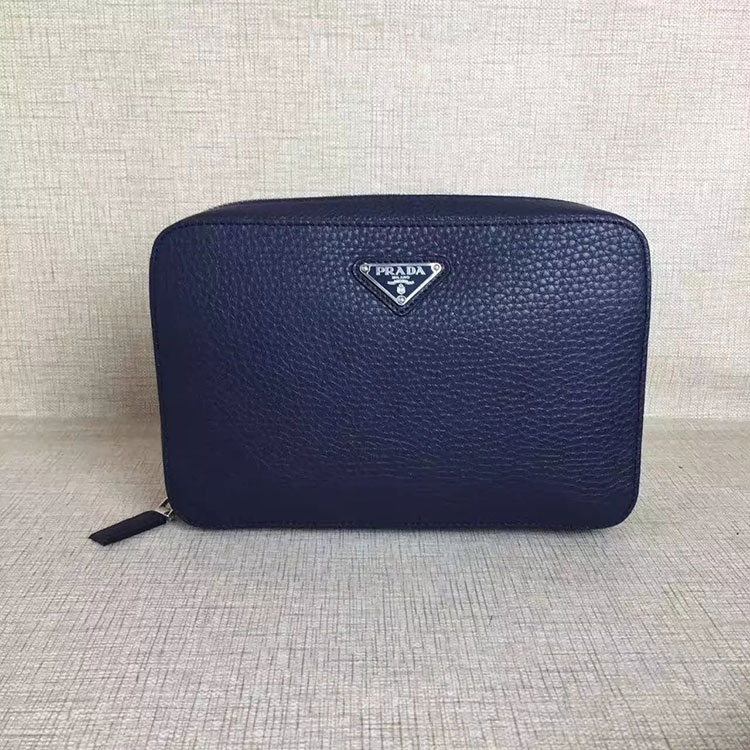 2017 Prada Men Clutch Original leather 2VF002