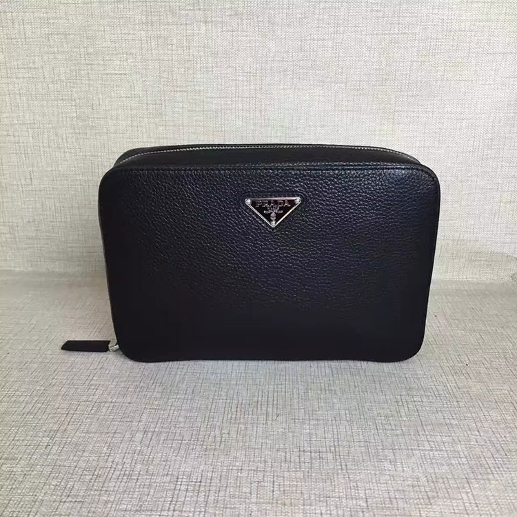 2017 Prada Men Clutch Original leather 2VF002