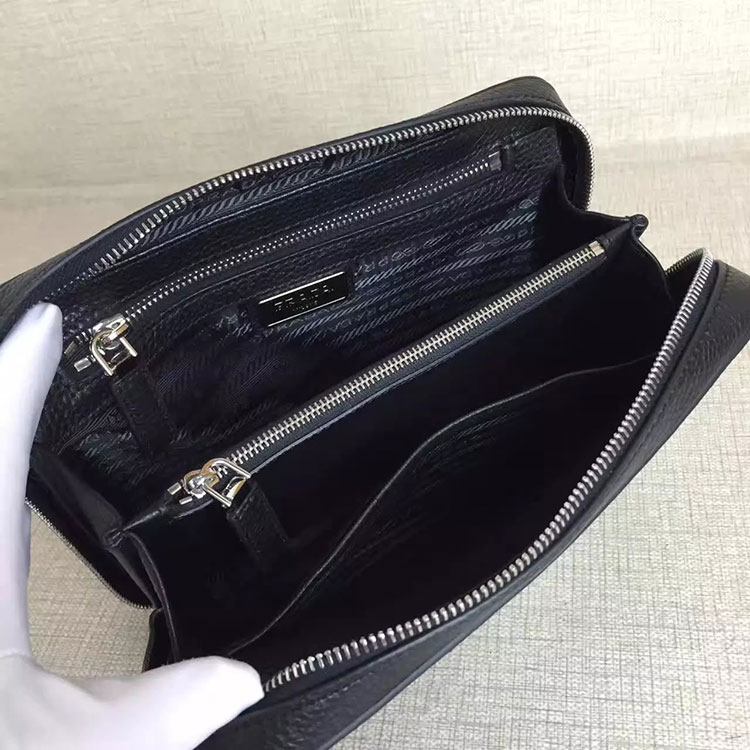 2017 Prada Men Clutch Original leather 2VF002