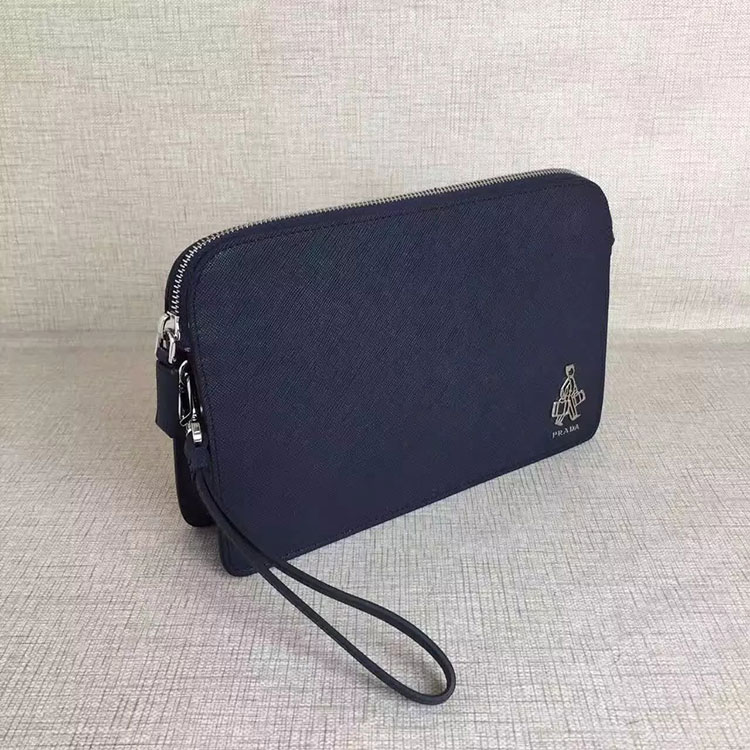 2017 Prada Men Clutch Original leather VR0056