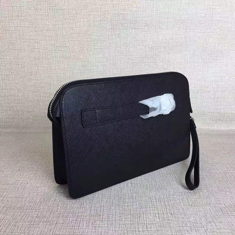 2017 Prada Men Clutch Original leather VR0056