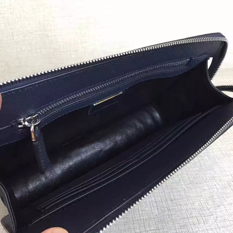 2017 Prada Men Clutch Original leather VR0056