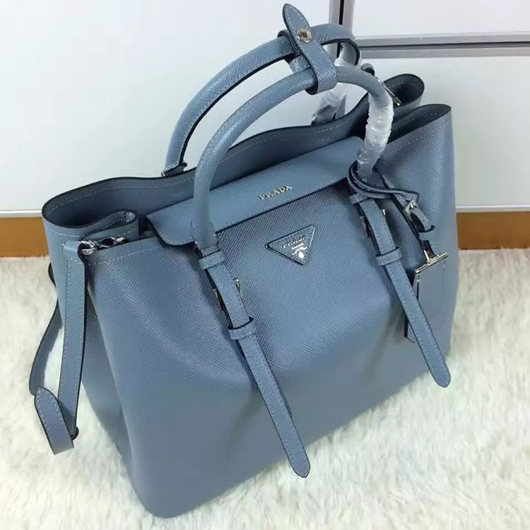 2017 Prada Original Calfskin Leather Tote Shoulder Bag BN2820