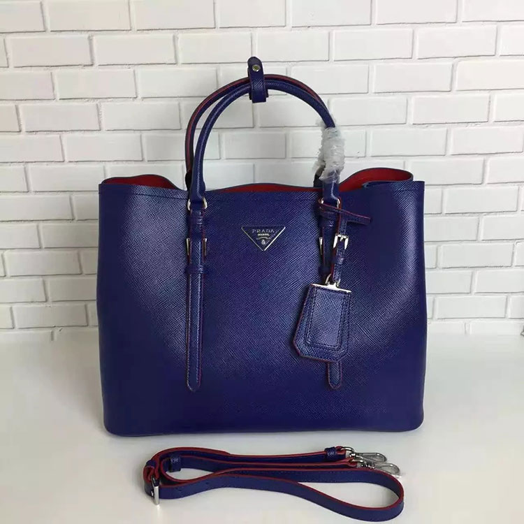 2017 Prada Original Calfskin Leather Tote Shoulder Bag BN2820