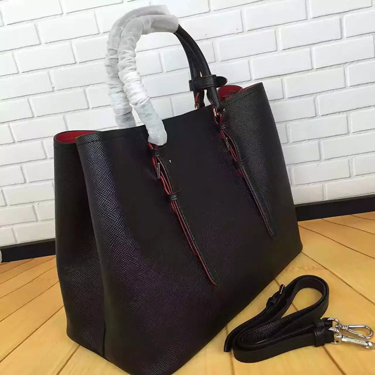 2017 Prada Original Calfskin Leather Tote Shoulder Bag BN2820