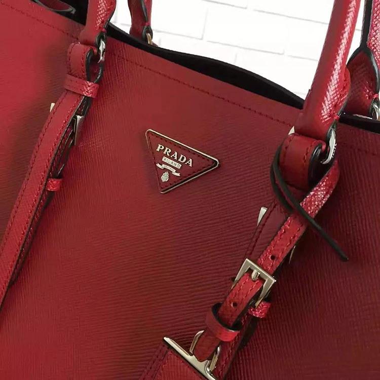 2017 Prada Original Calfskin Leather Tote Shoulder Bag BN2820