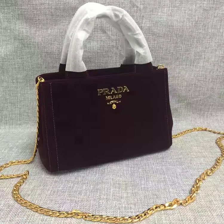 2017 Prada Original flannel Tote Shoulder Bag 1BG203