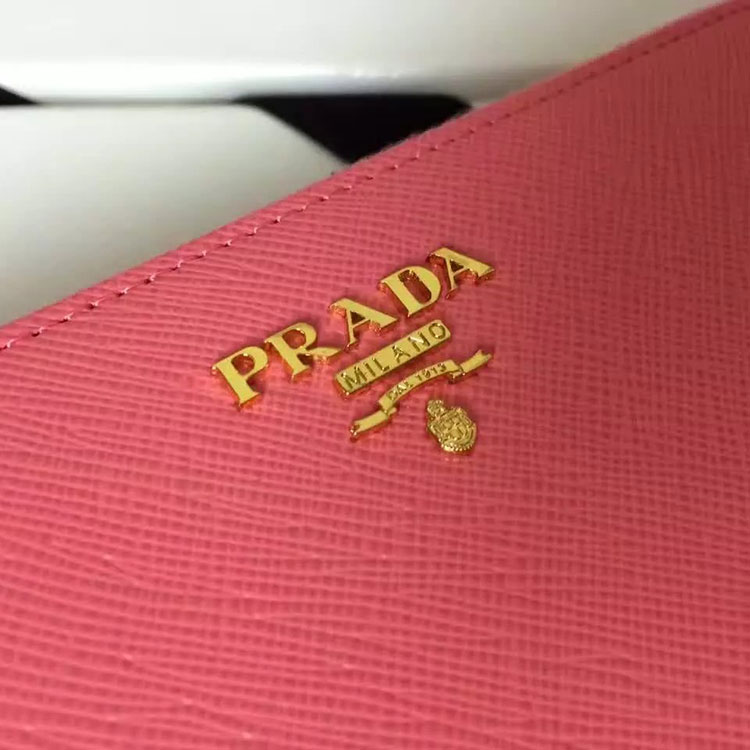 2017 Prada Zip Around Wallet Original leather 1M0506