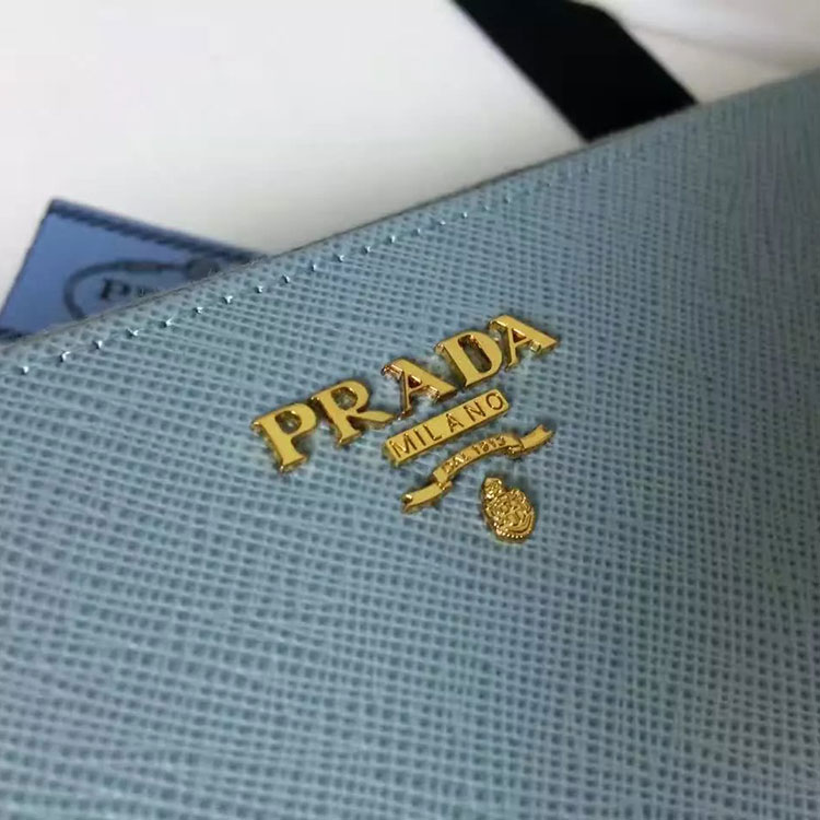 2017 Prada Zip Around Wallet Original leather 1M0506