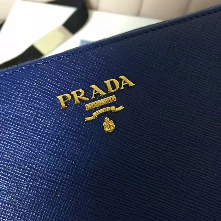 2017 Prada Zip Around Wallet Original leather 1M0506