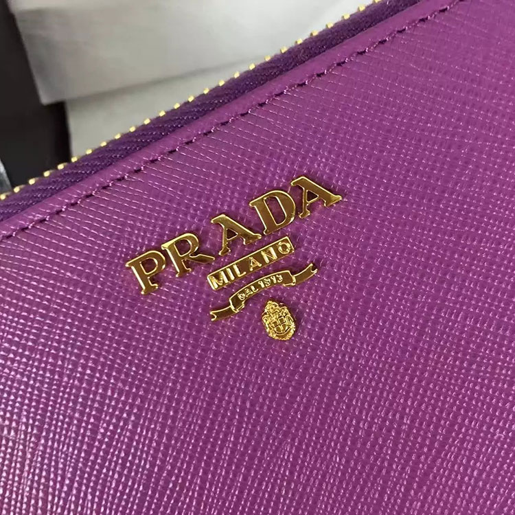 2017 Prada Zip Around Wallet Original leather 1M0506