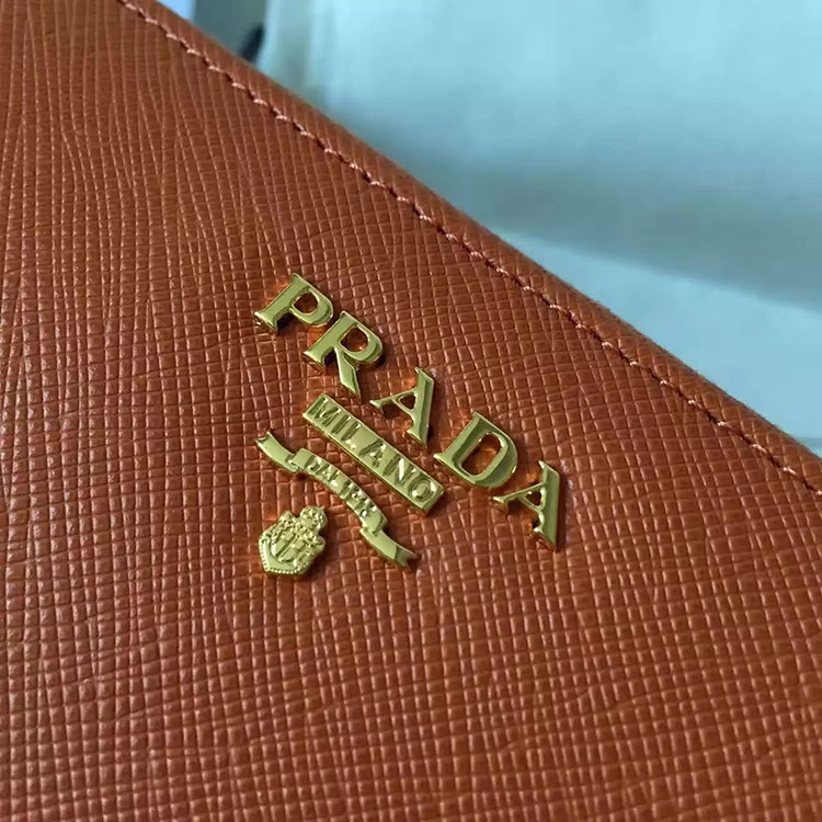 2017 Prada Zip Around Wallet Original leather 1M0506