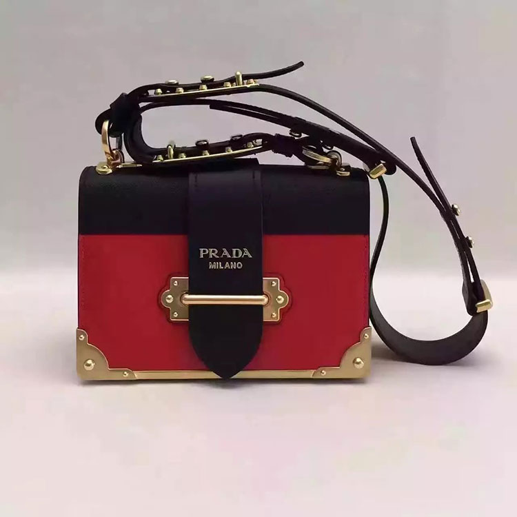 2017 Prada cahier bag Original Calfskin Leather 1BD045