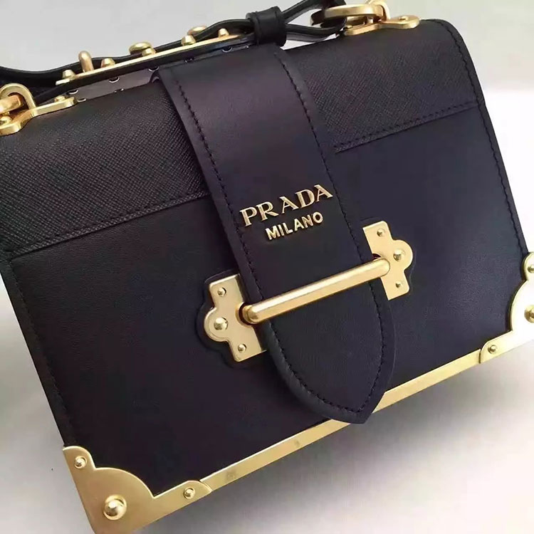 2017 Prada cahier bag Original Calfskin Leather 1BD045