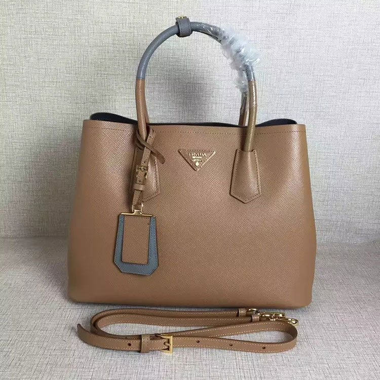 2017 Prada double Medium bag Original Leather 1BG755