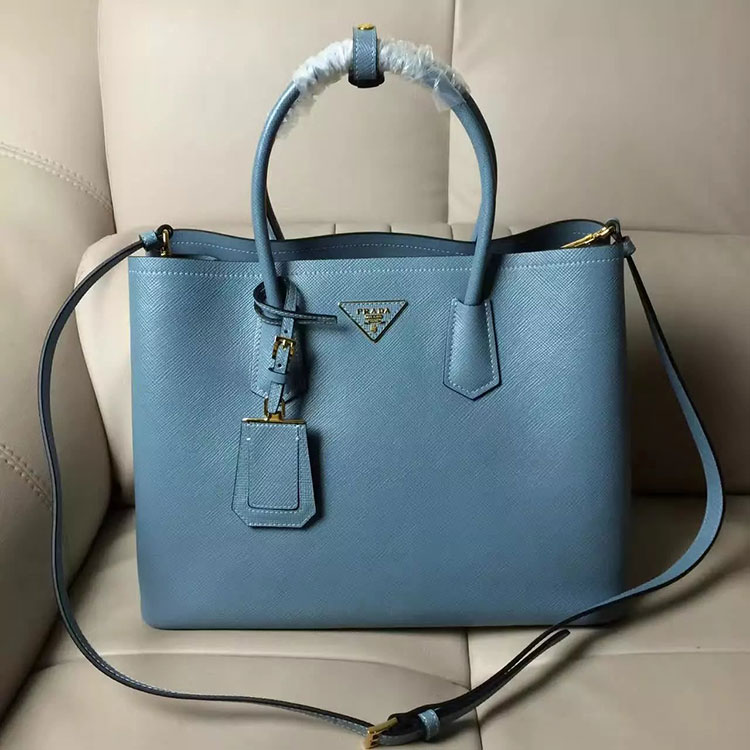 2017 Prada double bag Original Leather BN2756T