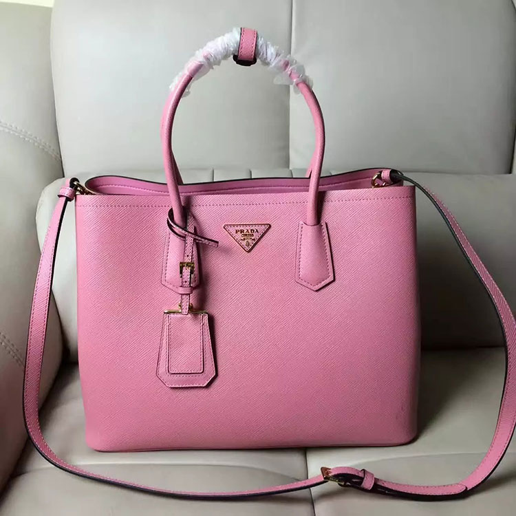 2017 Prada double bag Original Leather BN2756T