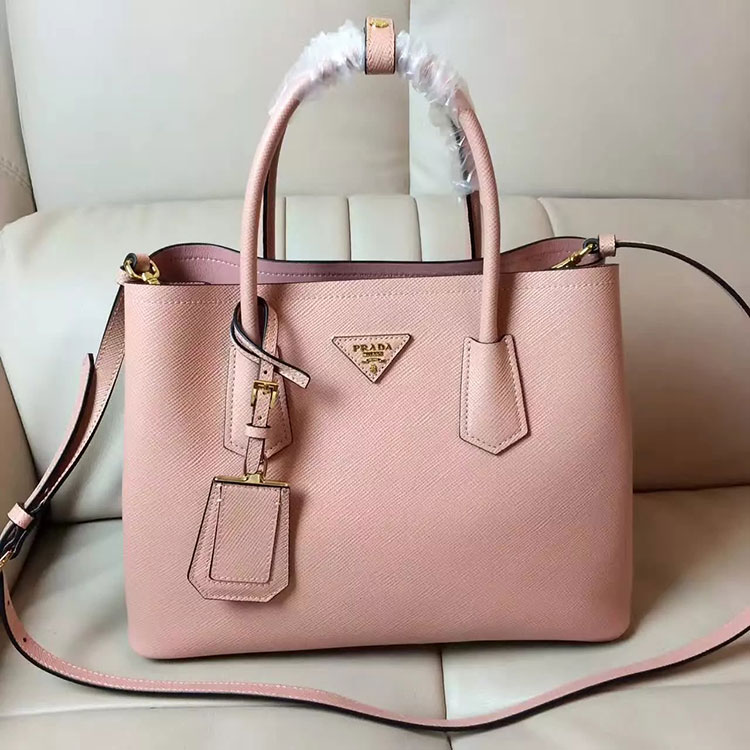 2017 Prada double bag Original Leather BN2756T