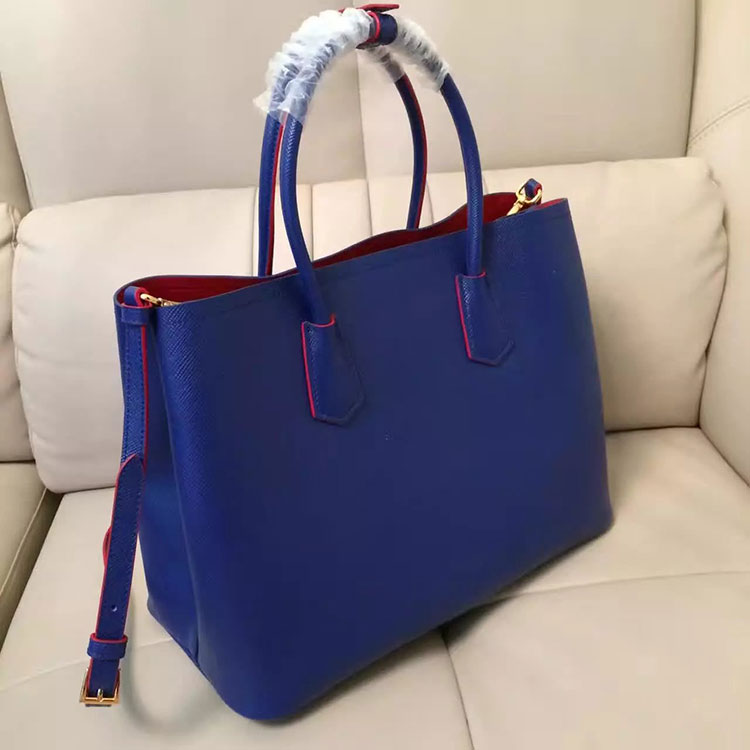 2017 Prada double bag Original Leather BN2756T