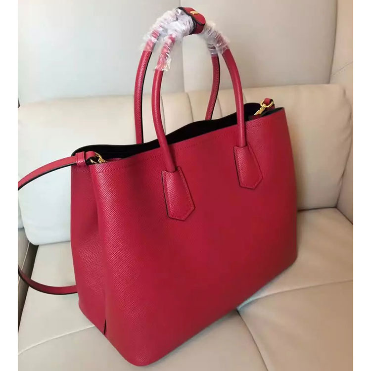 2017 Prada double bag Original Leather BN2756T