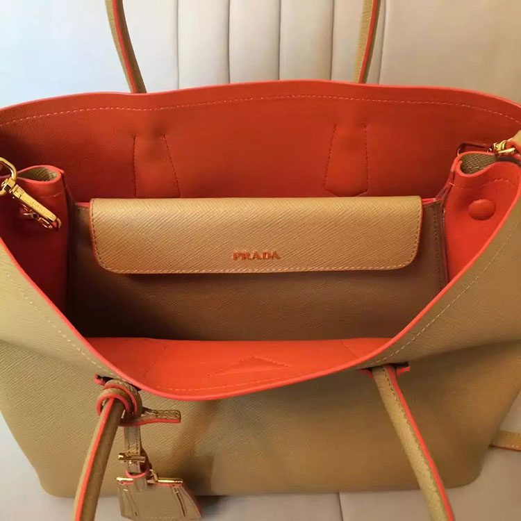 2017 Prada double bag Original Leather BN2756T