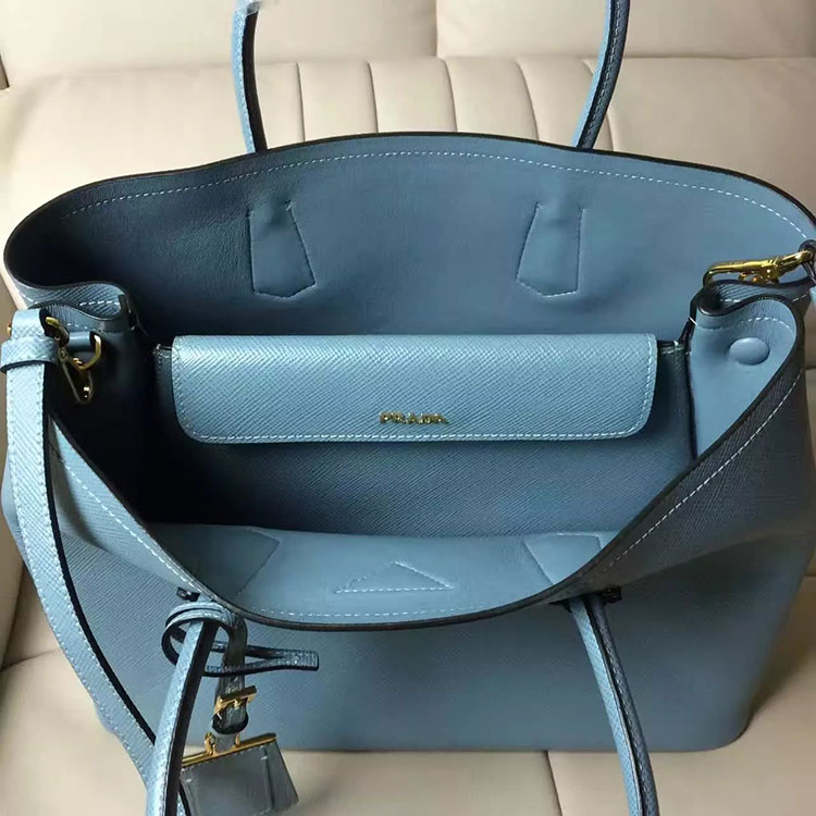 2017 Prada double bag Original Leather BN2756T