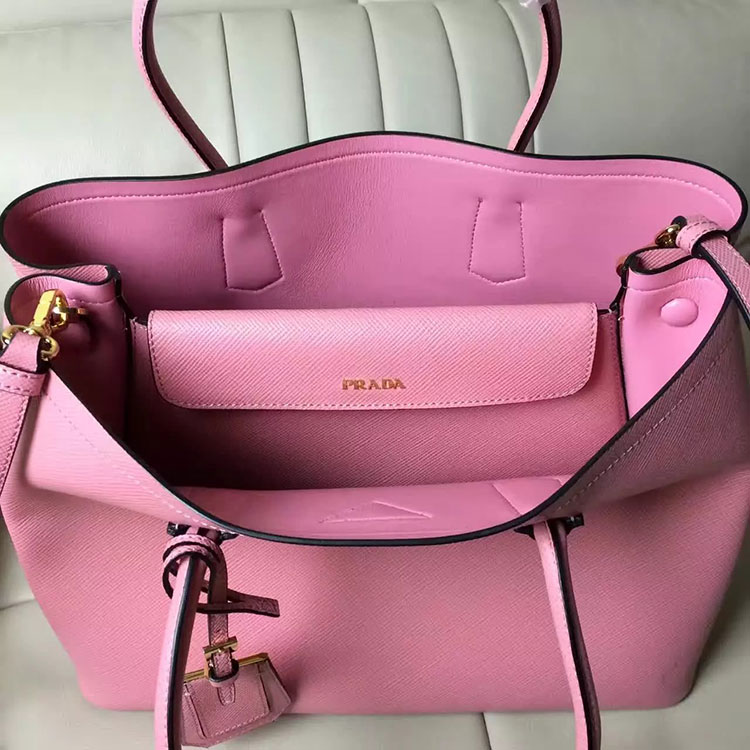 2017 Prada double bag Original Leather BN2756T