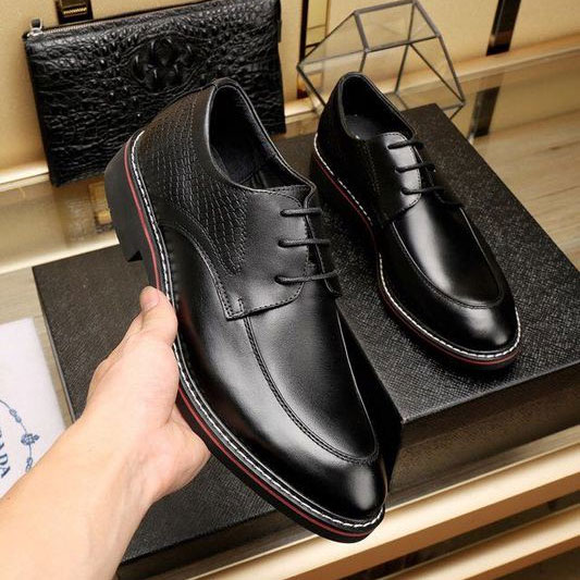 2017 Prada men shoes in Calfskin leather