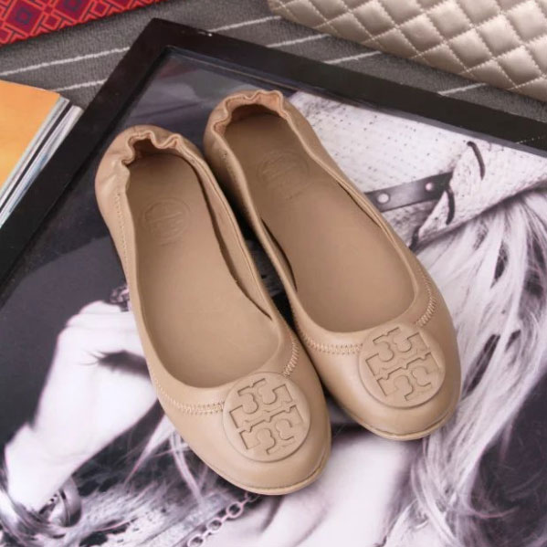 2017 Tory Burch classic women Flats shoes in Sheepskin leather