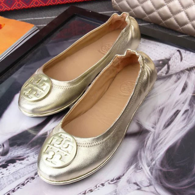 2017 Tory Burch classic women Flats shoes in Sheepskin leather