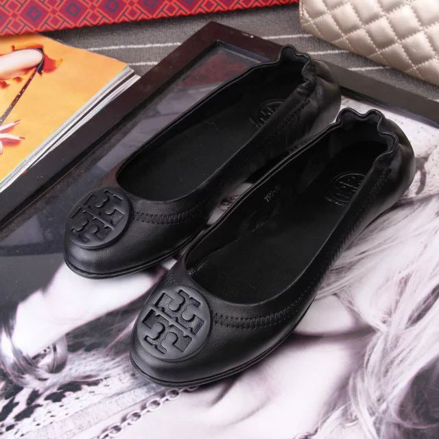 2017 Tory Burch classic women Flats shoes in Sheepskin leather