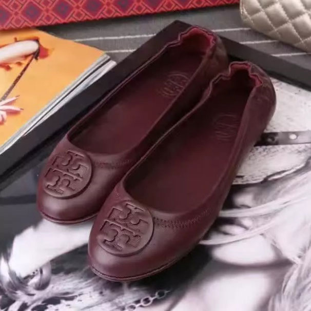 2017 Tory Burch classic women Flats shoes in Sheepskin leather