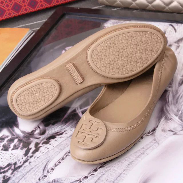 2017 Tory Burch classic women Flats shoes in Sheepskin leather