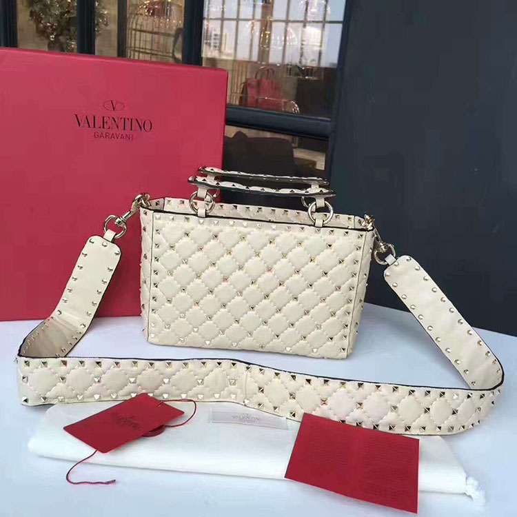 2017 VALENTINO GARAVANI ROCKSTUD SPIKE BAG 1402