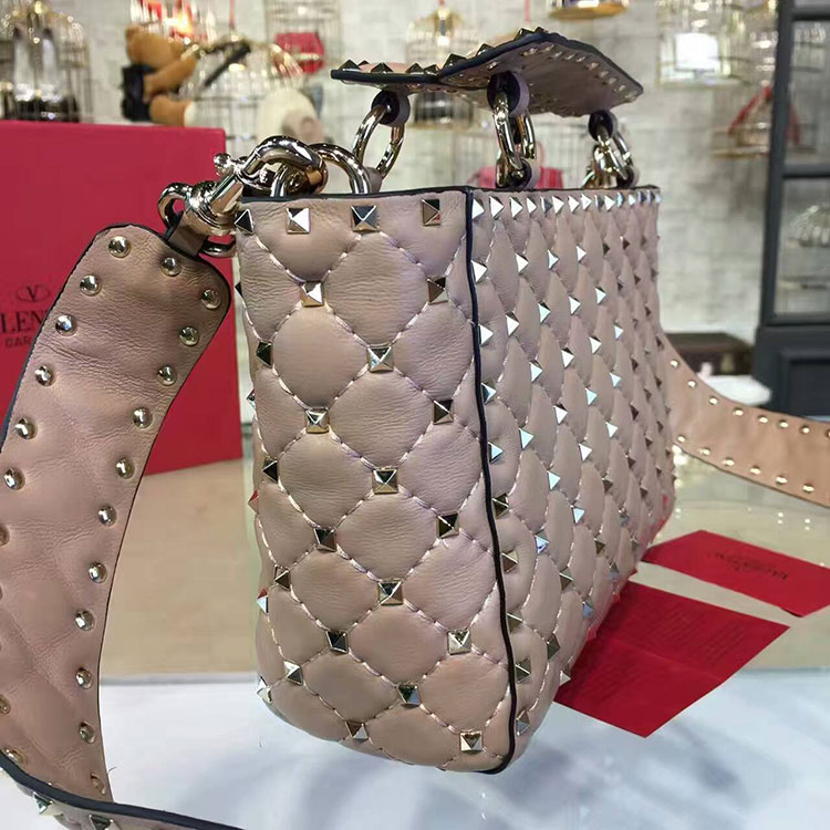 2017 VALENTINO GARAVANI ROCKSTUD SPIKE BAG 1402