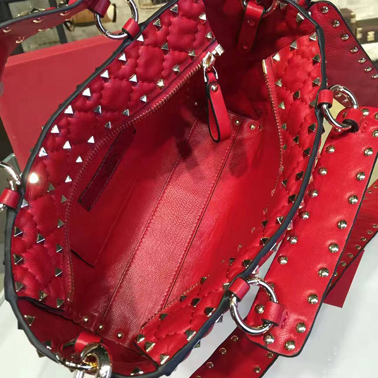 2017 VALENTINO GARAVANI ROCKSTUD SPIKE BAG 1402