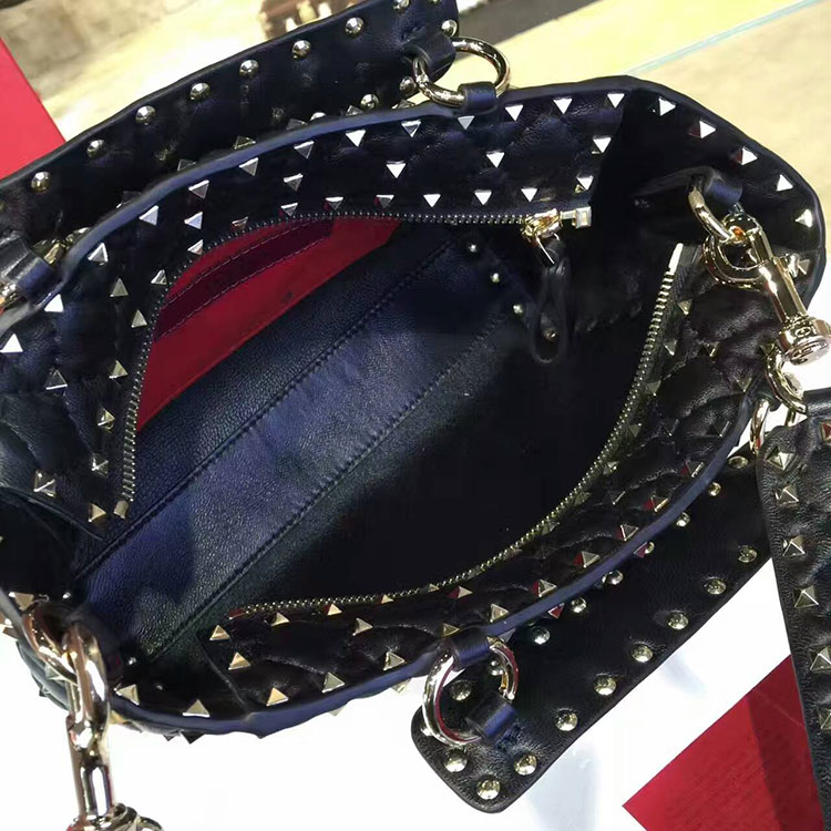 2017 VALENTINO GARAVANI ROCKSTUD SPIKE BAG 1402