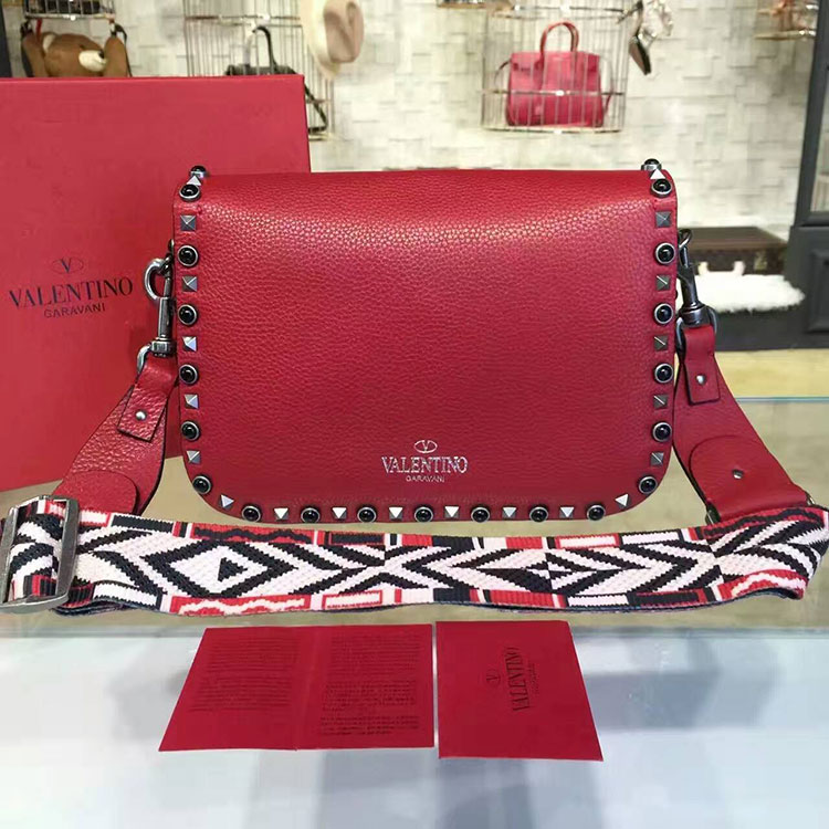 2017 Valentino GUITAR ROCKSTUD ROLLING CROSS BODY BAG 0936L