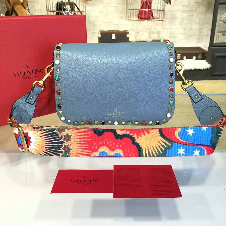 2017 Valentino GUITAR ROCKSTUD ROLLING CROSS BODY BAG 0936L