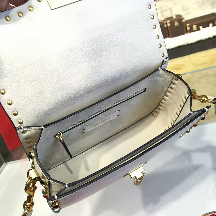 2017 Valentino GUITAR ROCKSTUD ROLLING CROSS BODY BAG 0936L