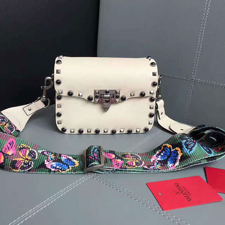 2017 Valentino GUITAR ROCKSTUD ROLLING CROSS SMALL BAG 0936M