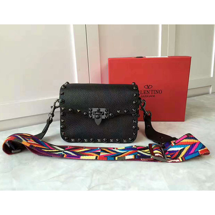 2017 Valentino GUITAR ROCKSTUD ROLLING CROSS SMALL BAG 0936M