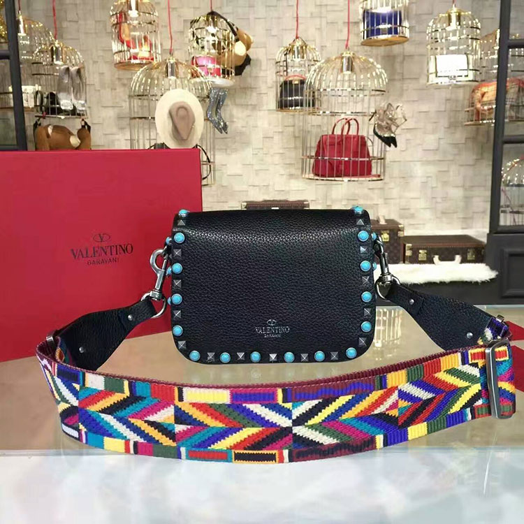 2017 Valentino GUITAR ROCKSTUD ROLLING CROSS SMALL BAG 0936M