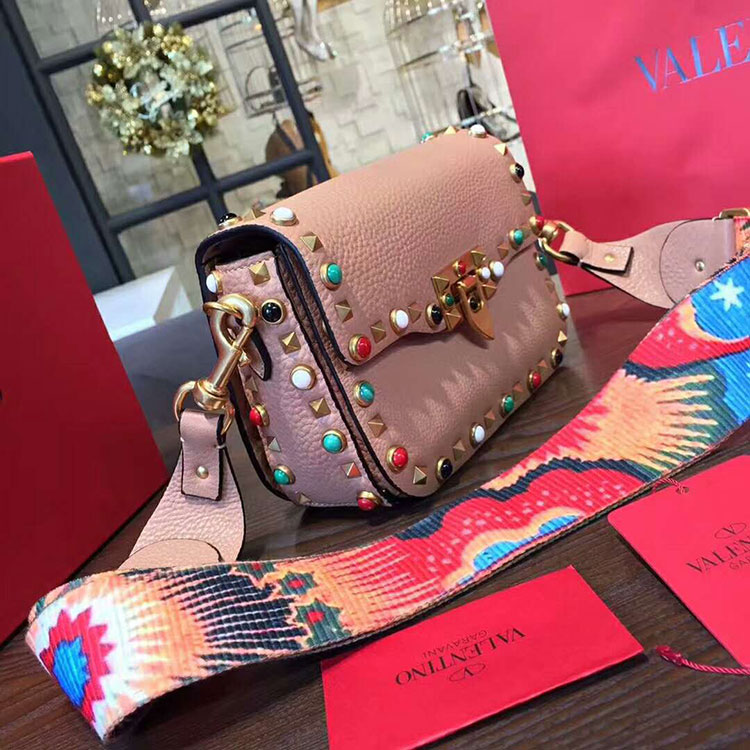 2017 Valentino GUITAR ROCKSTUD ROLLING CROSS SMALL BAG 0936M